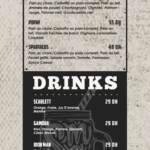 Menu Texas burger Casablanca June 2023 393421